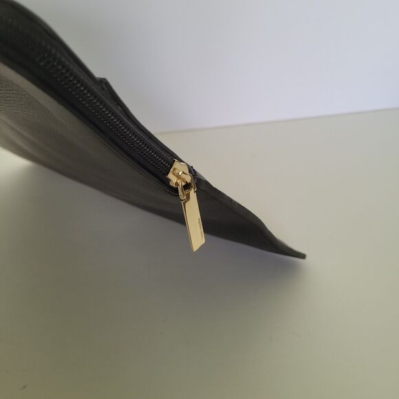 Kate Spade Laptop Sleeve Spencer Case Black Leather Padded Computer Pouch - Picture 6 of 11